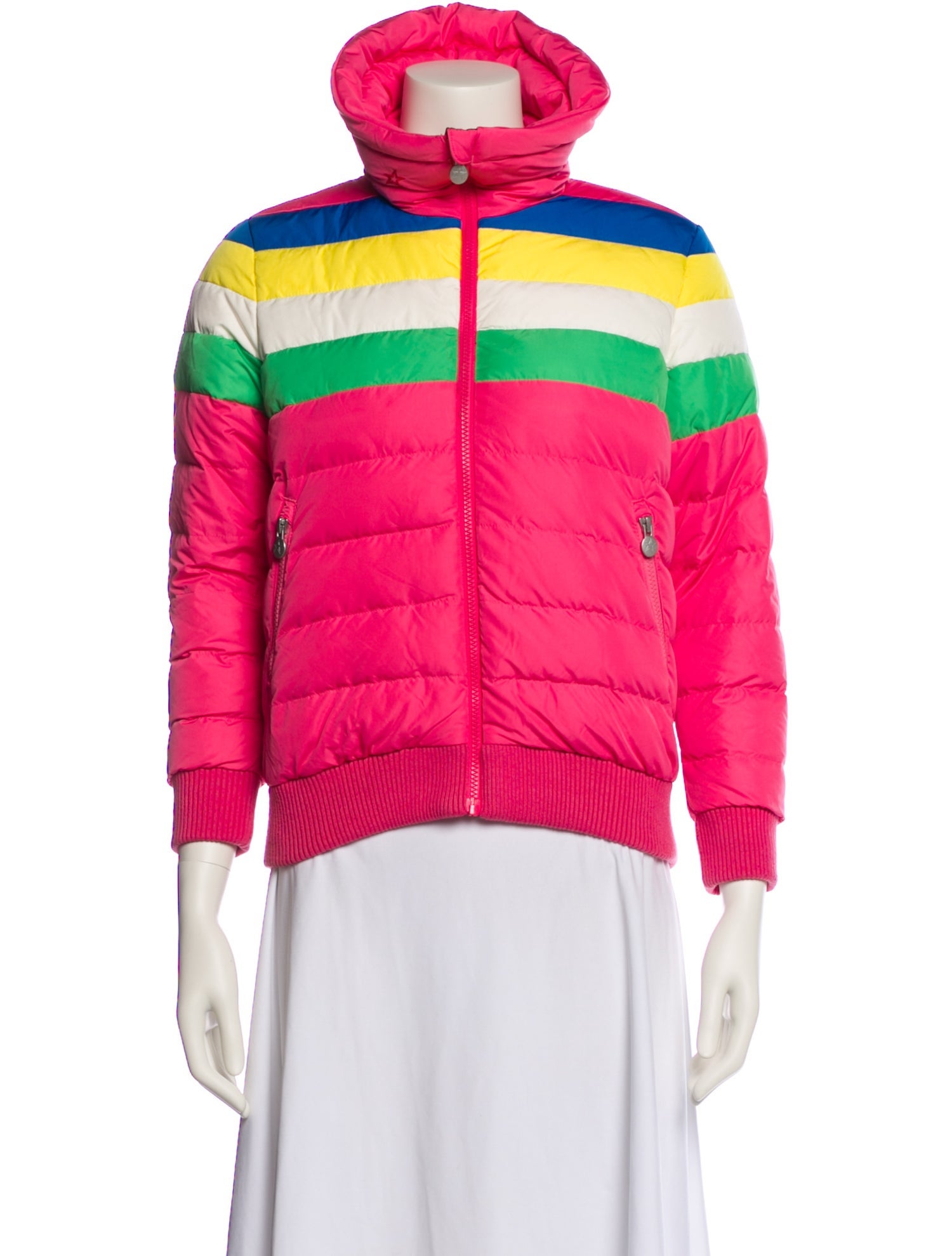 Perfect Moment Kids Girls' Striped Winter Jacket