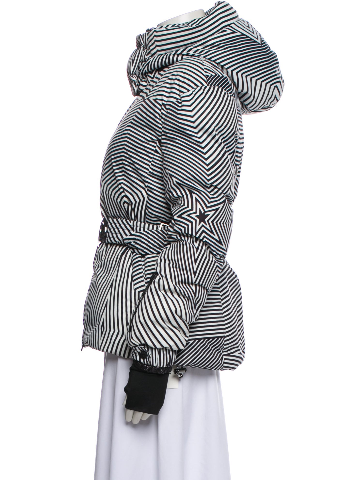 Perfect Moment Striped Down Jacket