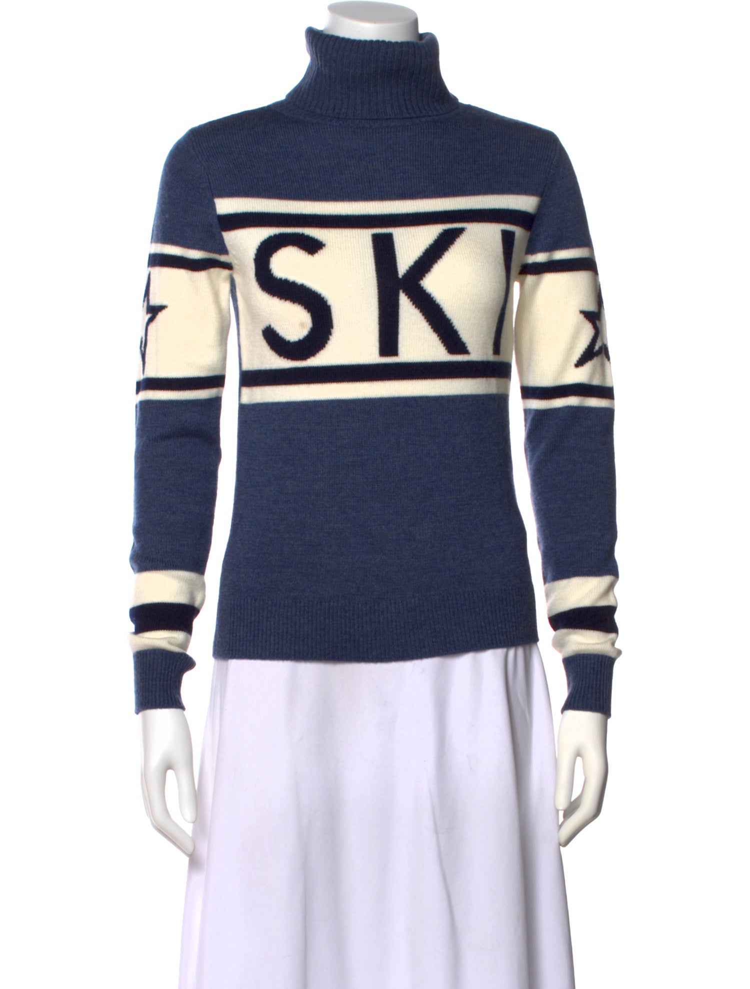 Perfect Moment Merino Wool Striped Sweater