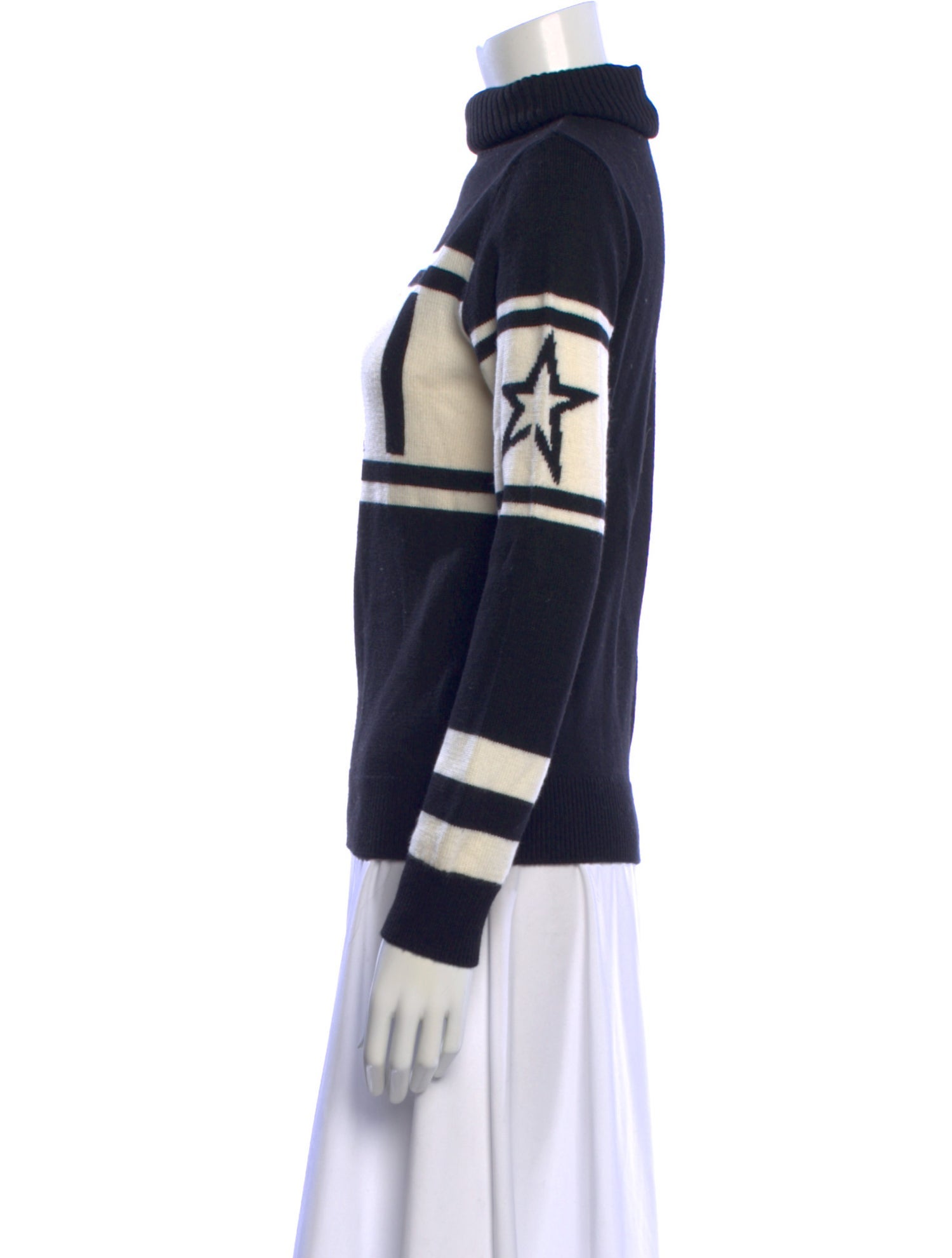 Perfect Moment Merino Wool Striped Sweater