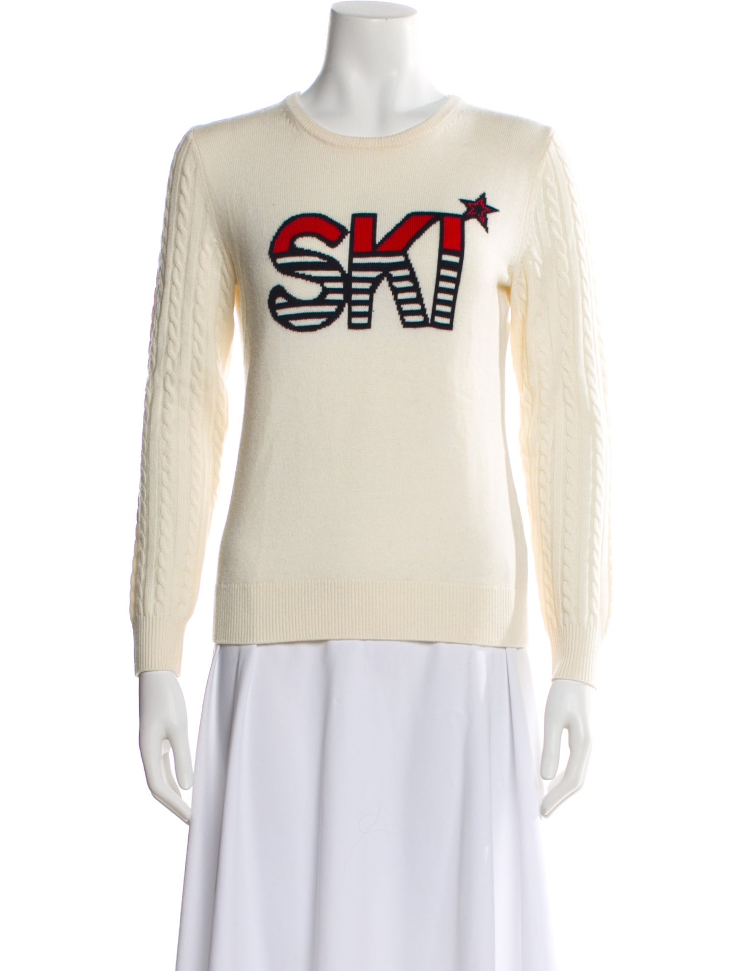 Perfect Moment Cashmere Graphic Print Sweater