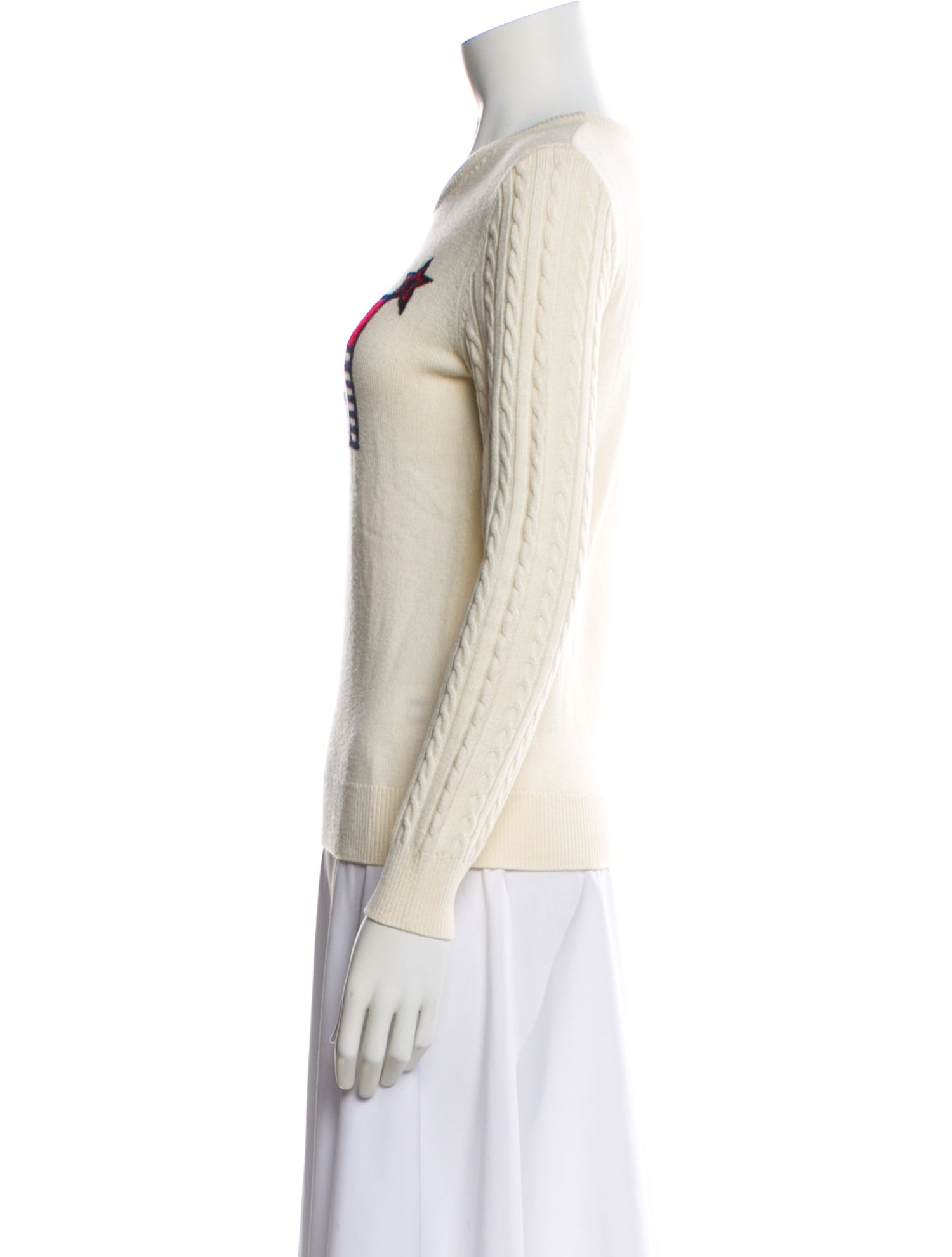 Perfect Moment Cashmere Graphic Print Sweater