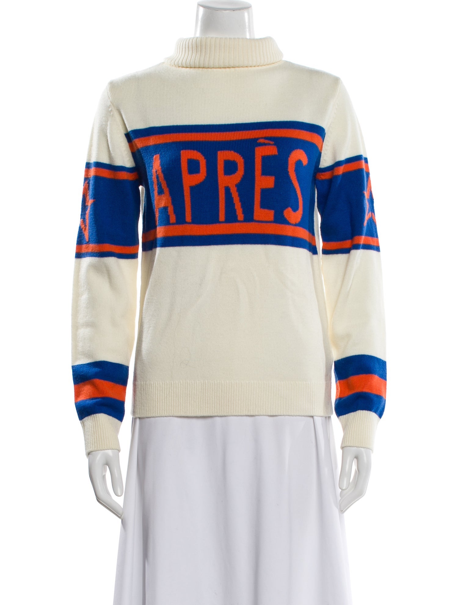 Perfect Moment Merino Wool Striped Sweater w/ Tags