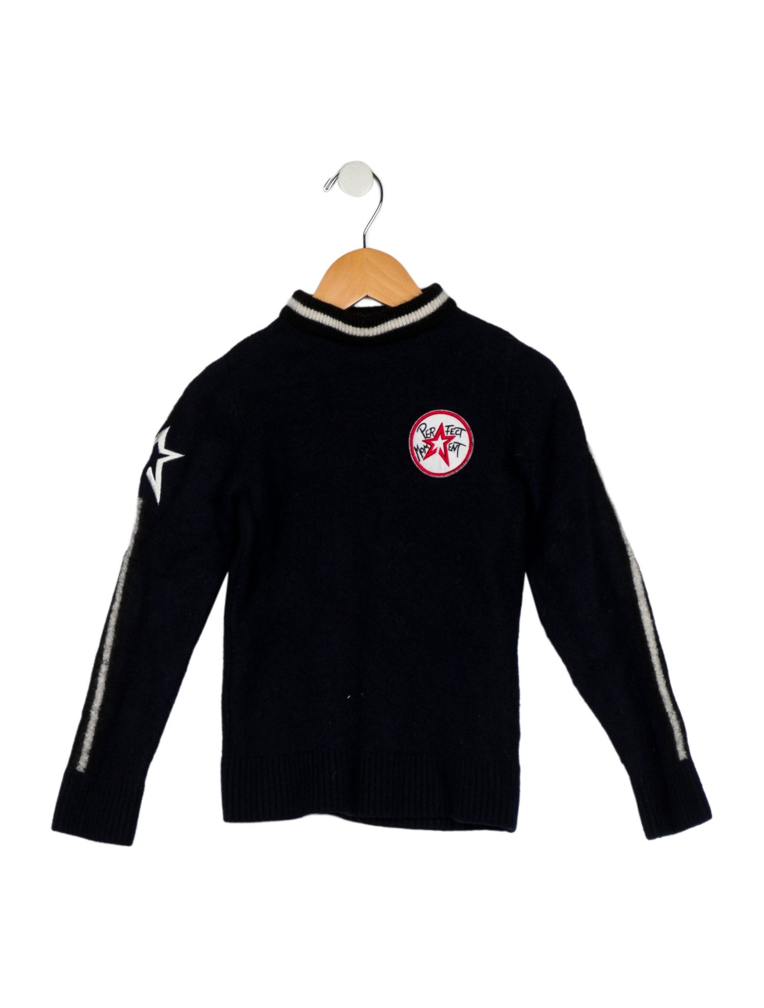 Perfect Moment Boys' Wool Embroidered Sweater