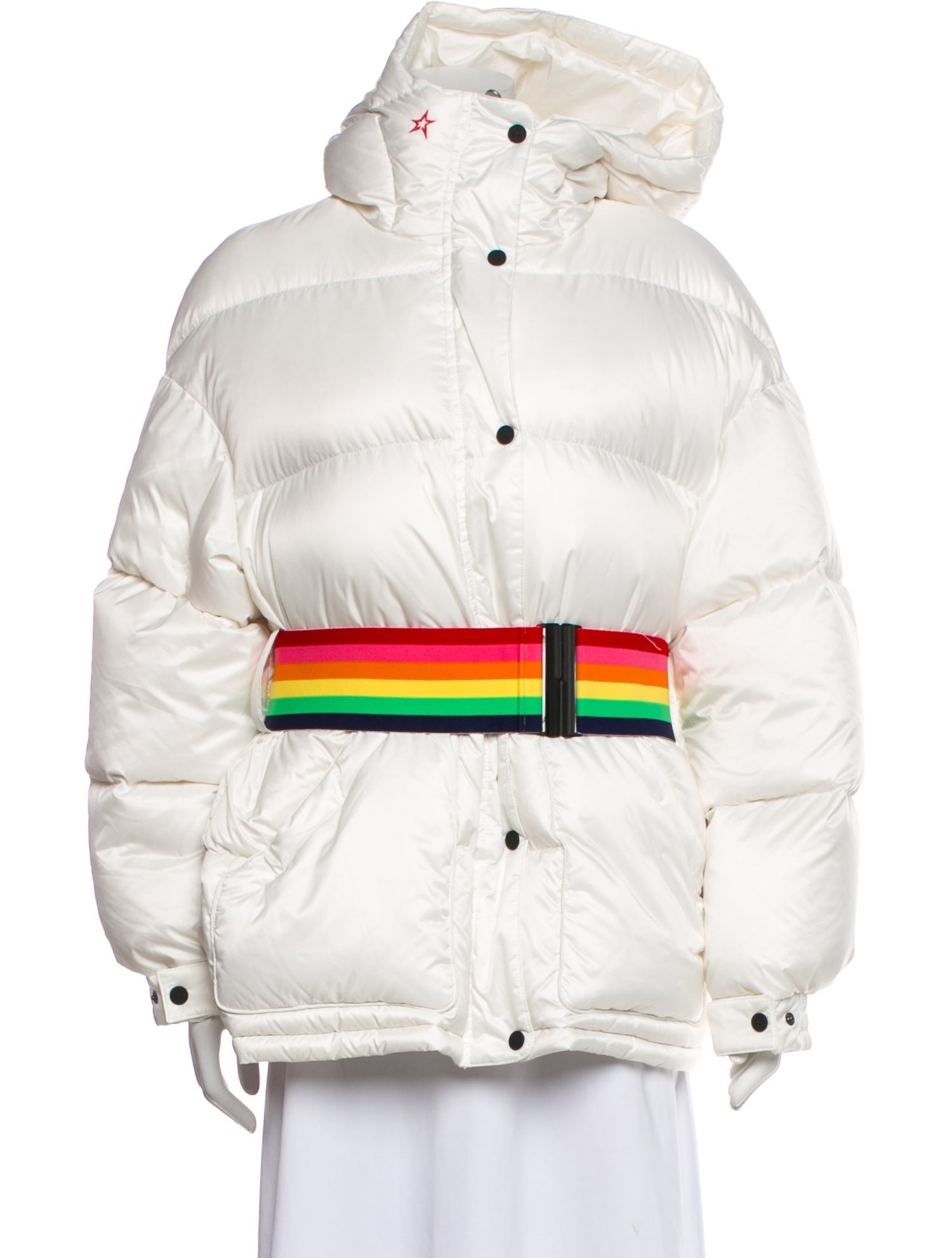 Perfect Moment Striped Down Jacket