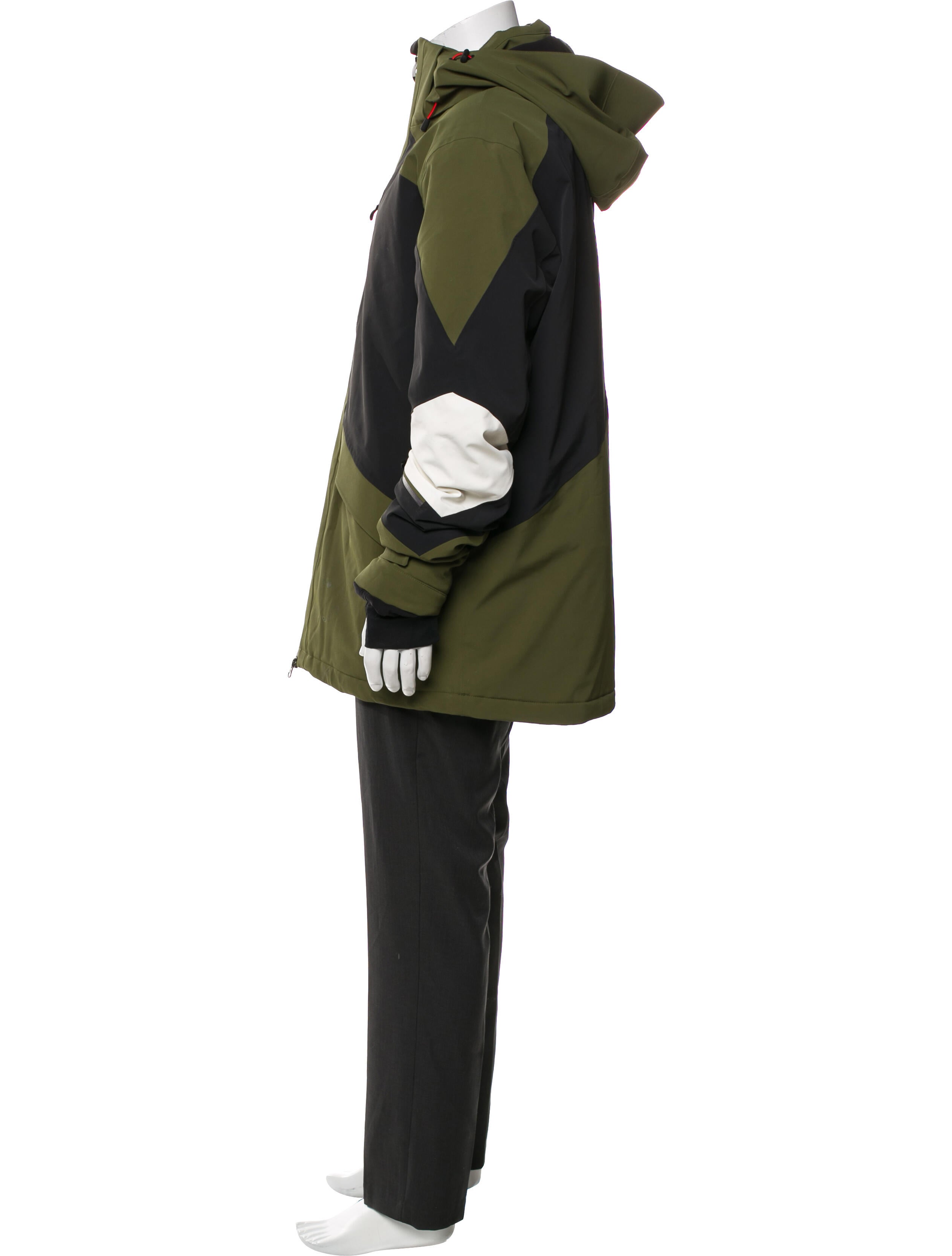 Perfect Moment Colorblock Pattern Parka