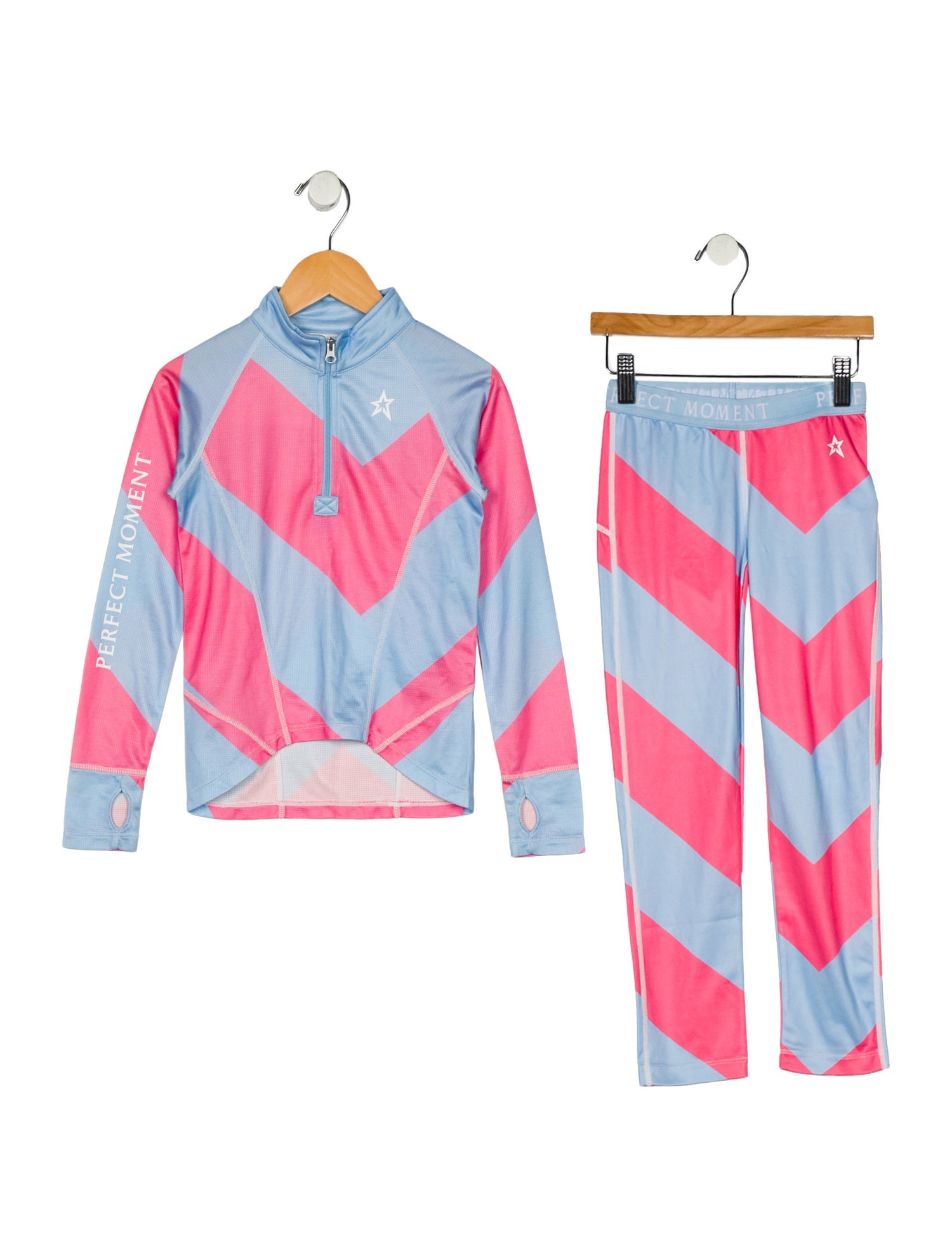 Perfect Moment kid's girls pattern print long sleeve sweater and legging sweats