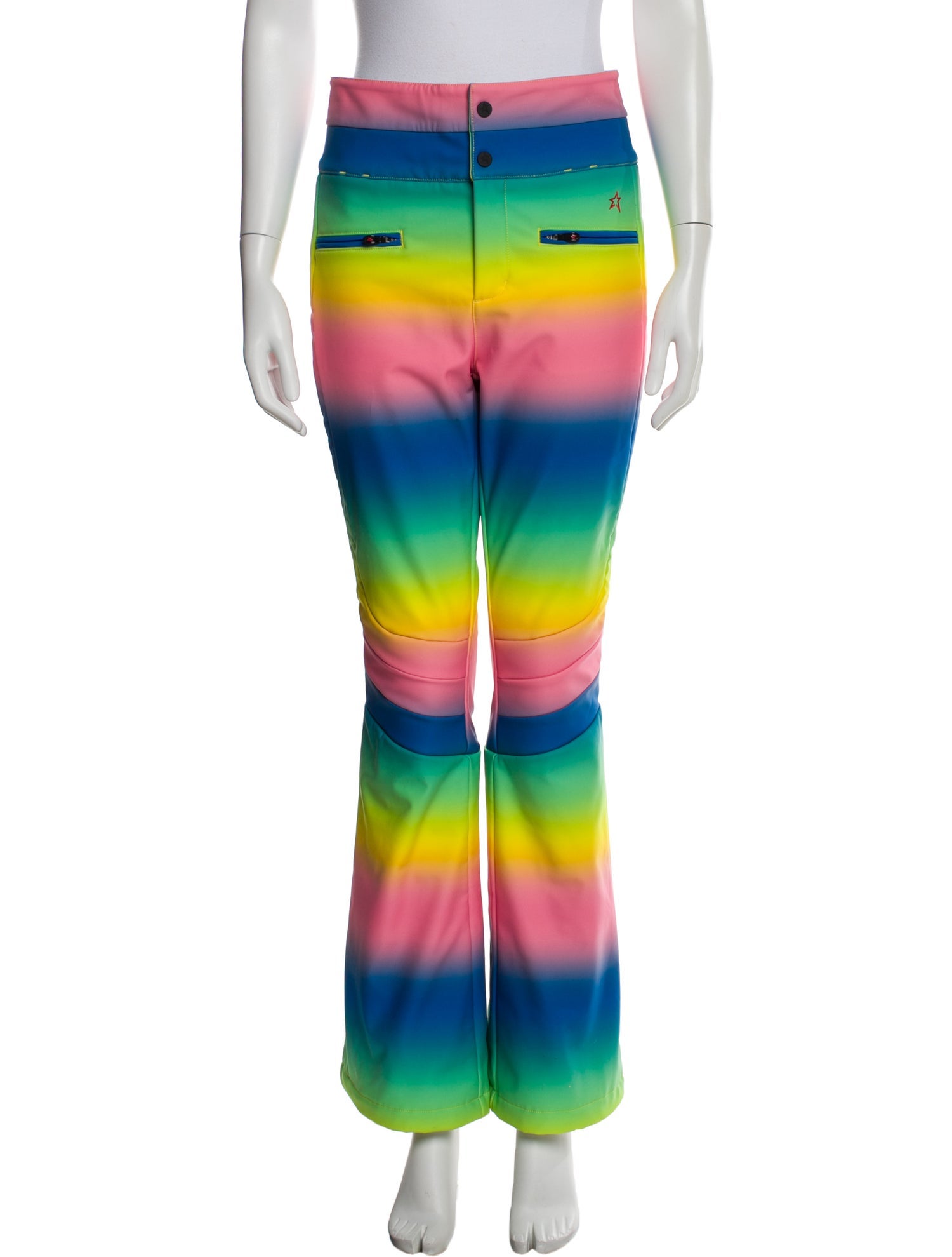 Perfect Moment Colorblock Pattern Wide Leg Pants