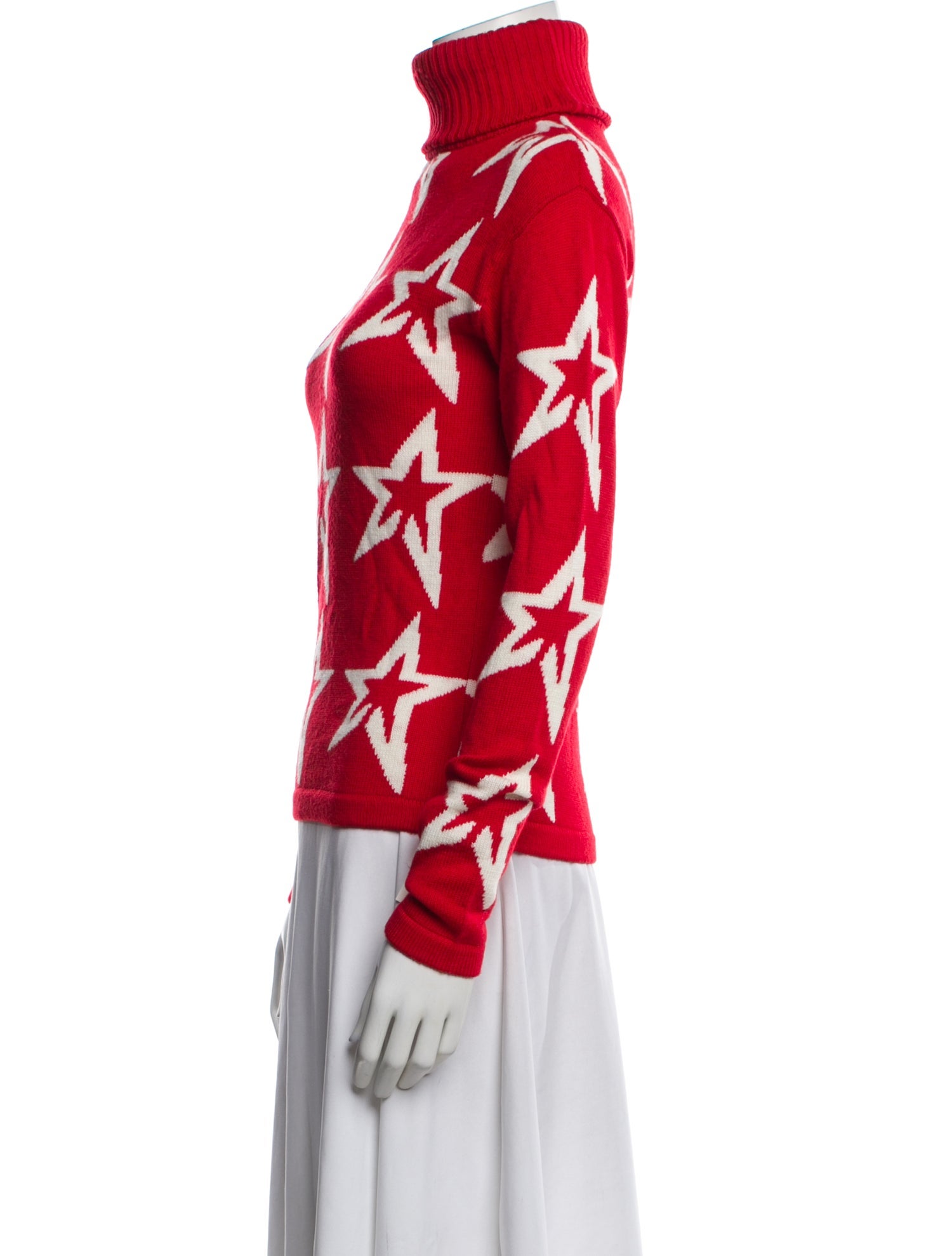 Perfect Moment Merino Wool Printed Sweater