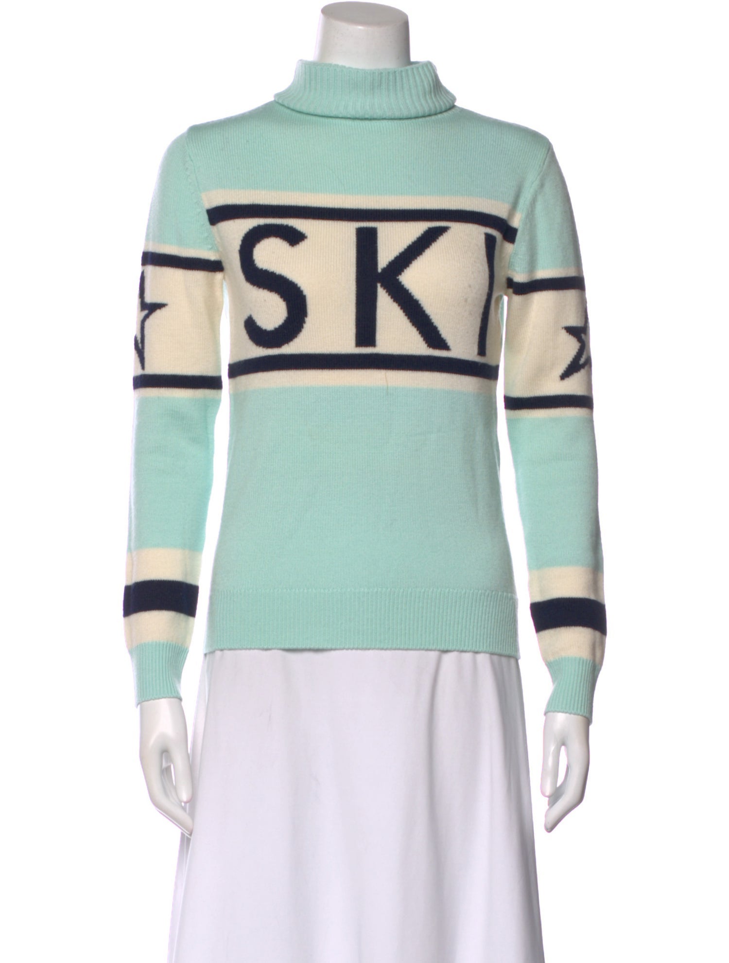 Perfect Moment Merino Wool Graphic Print Sweater