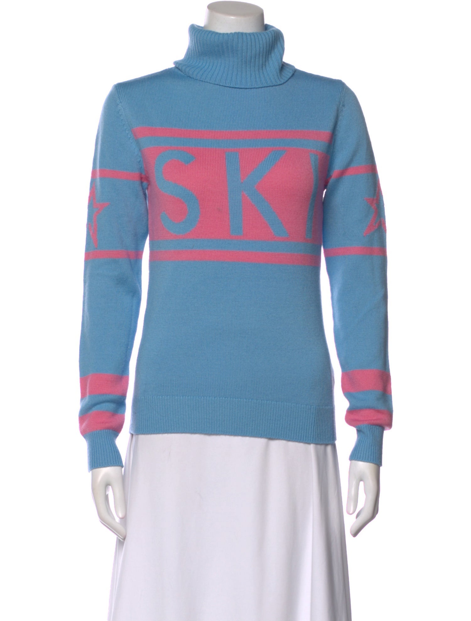 Perfect Moment Merino Wool Graphic Print Sweater