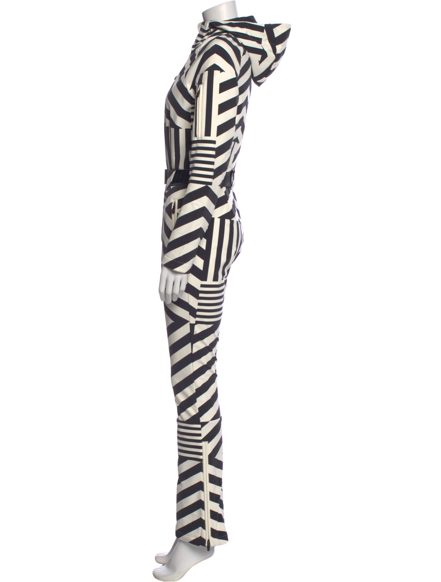 Perfect Moment Nylon Striped Jumpsuit