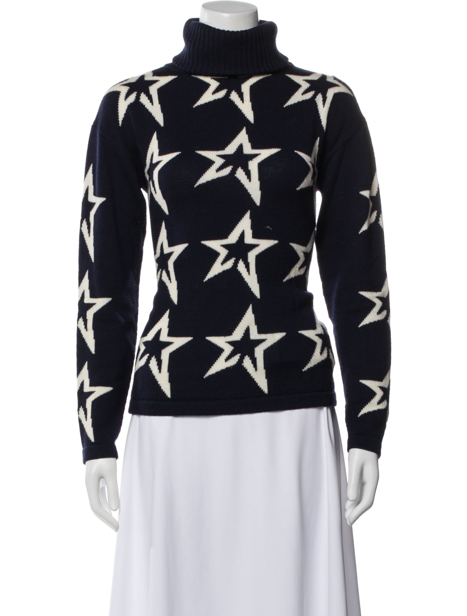 Perfect Moment Merino Wool Printed Sweater