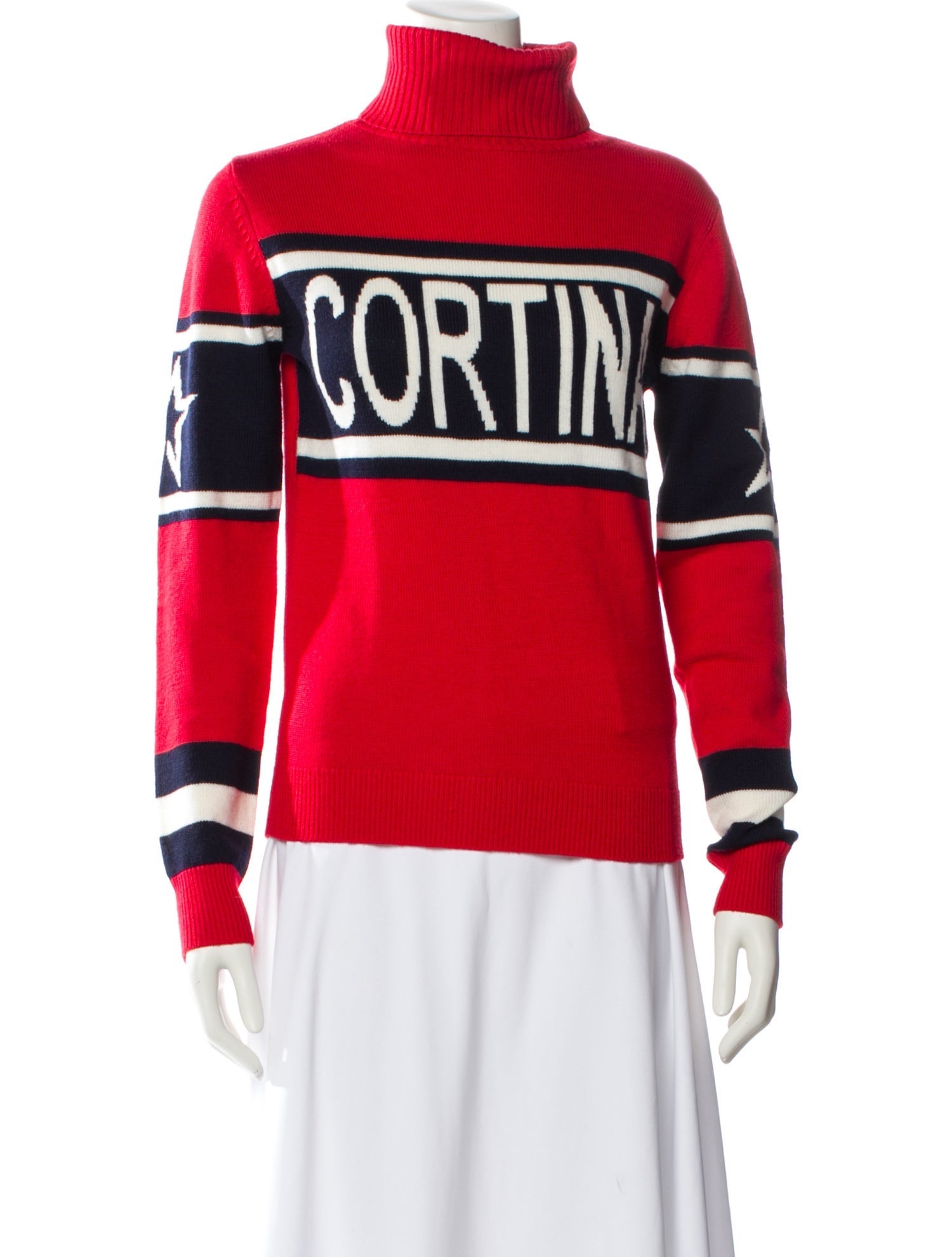 Perfect Moment Merino Wool Graphic Print Sweater w/ Tags