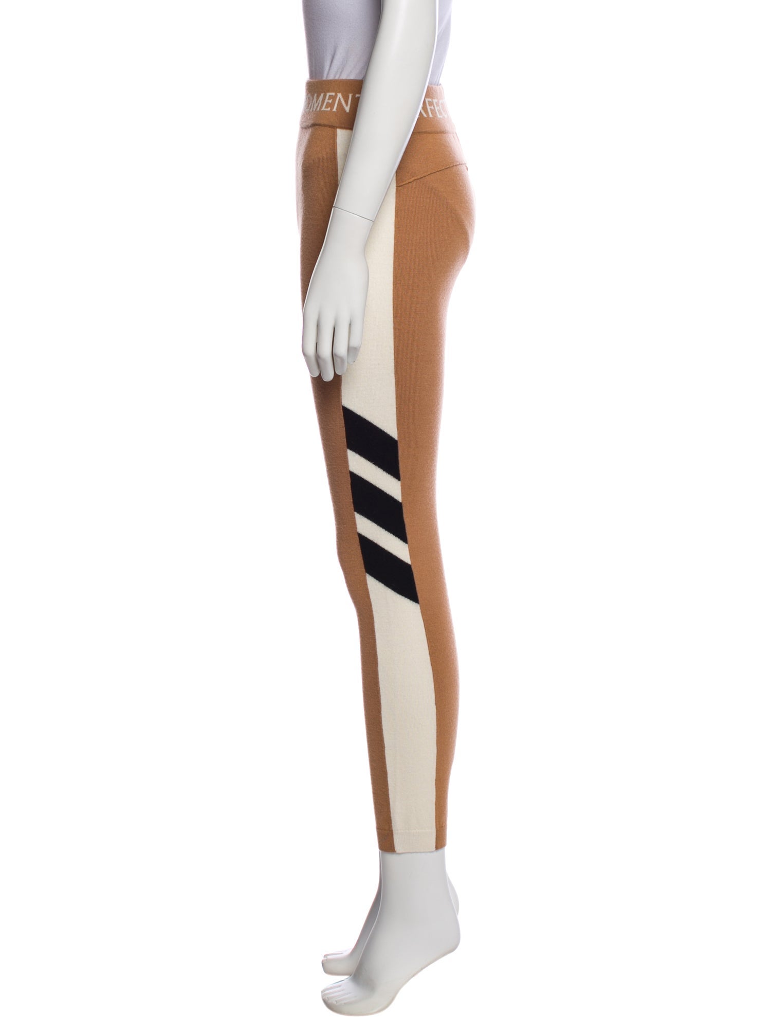 Perfect Moment Merino Wool Colorblock Pattern Sweatpants