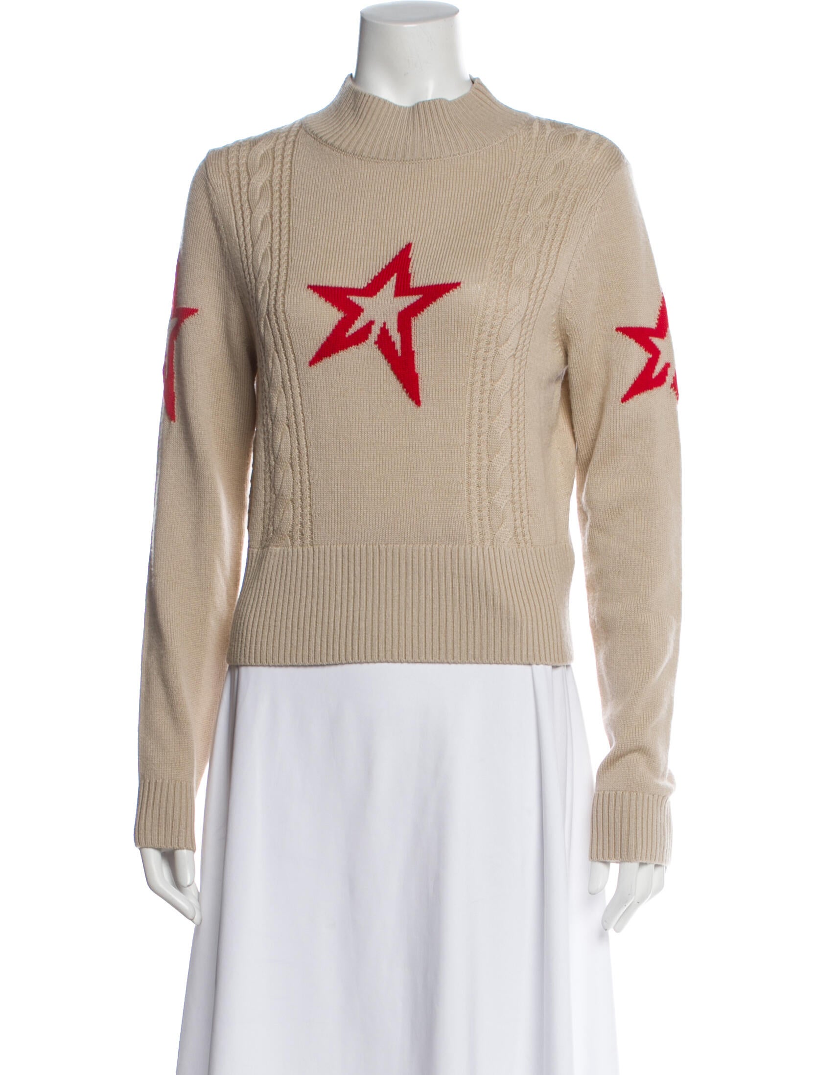 Perfect Moment Merino Wool Graphic Print Sweater