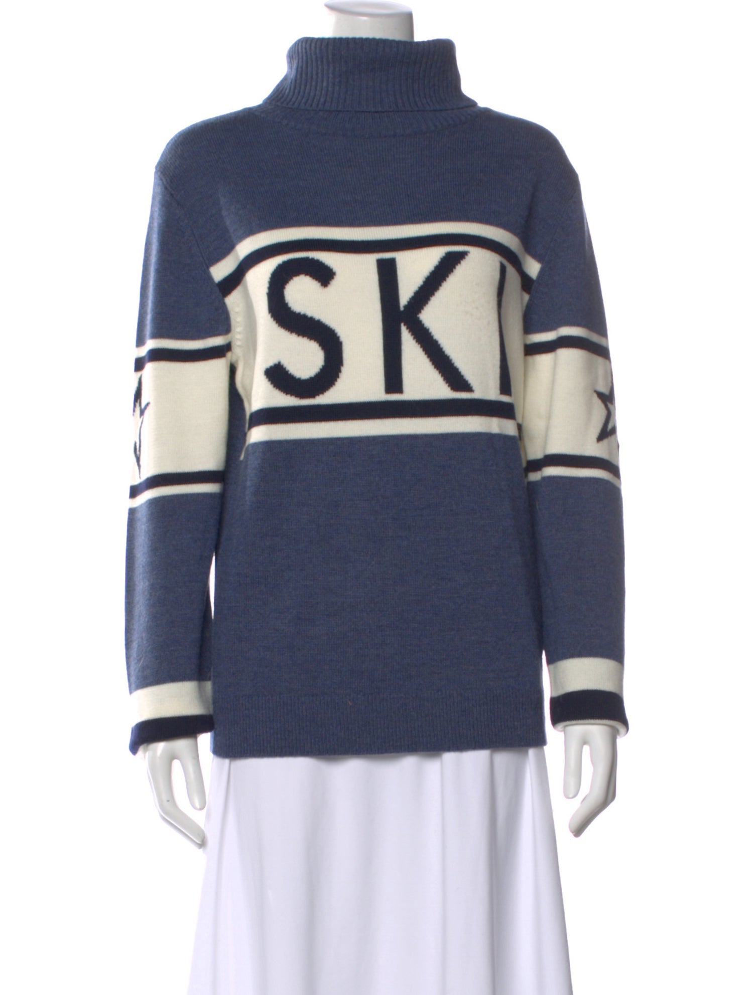 Perfect Moment Merino Wool Striped Sweater