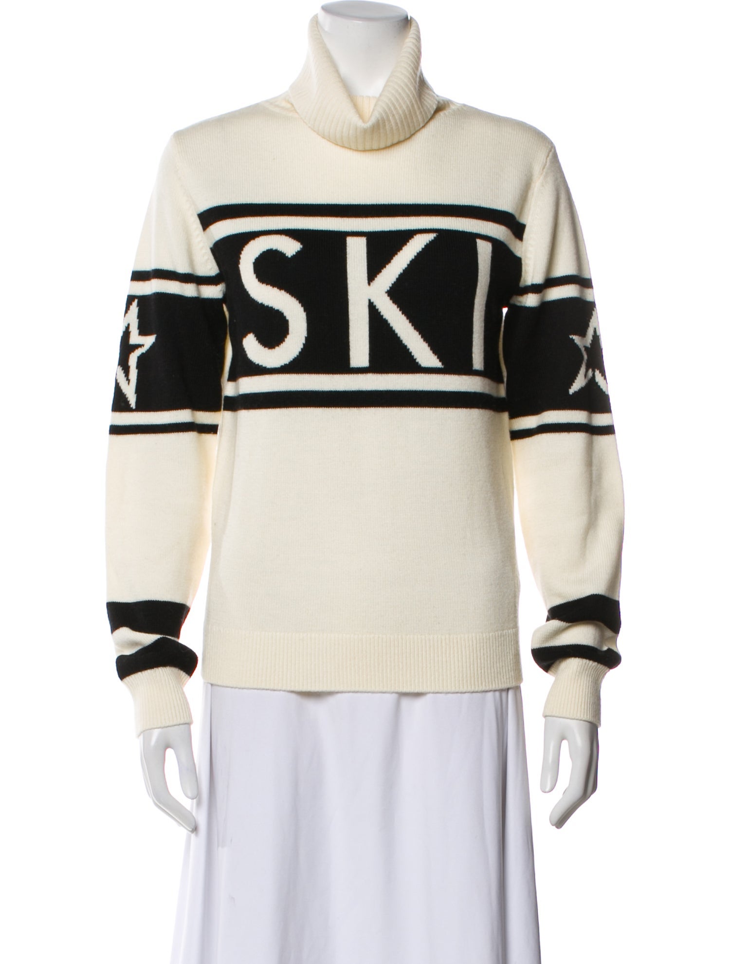 Perfect Moment Merino Wool Striped Sweater