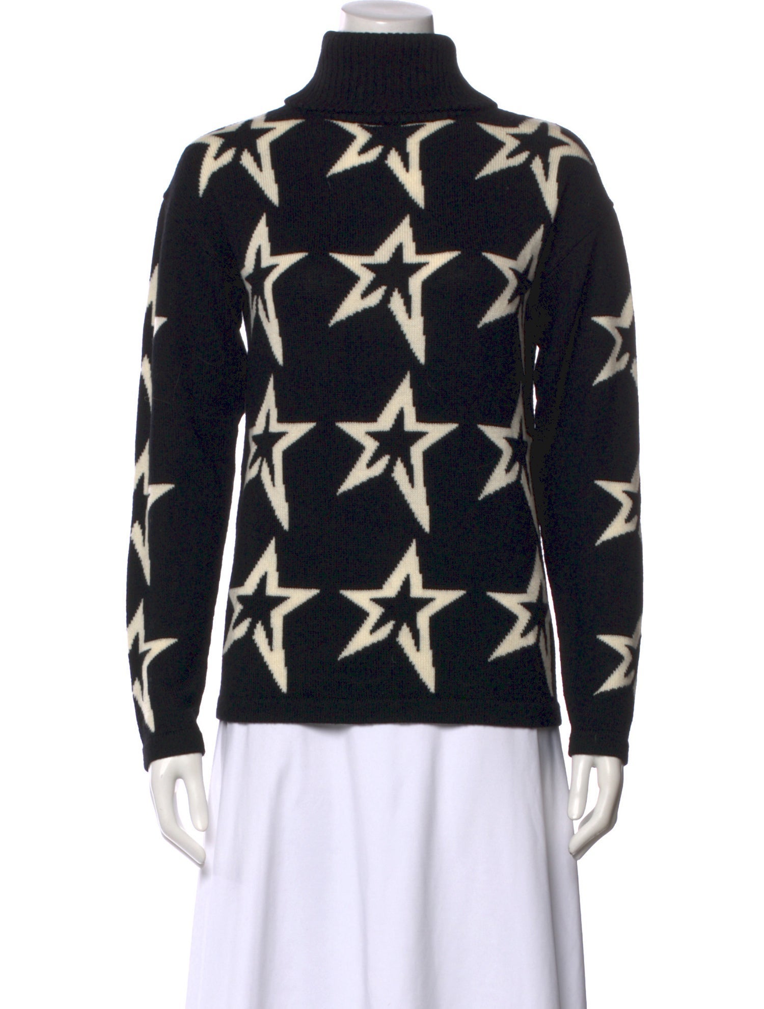 Perfect Moment Merino Wool Printed Sweater