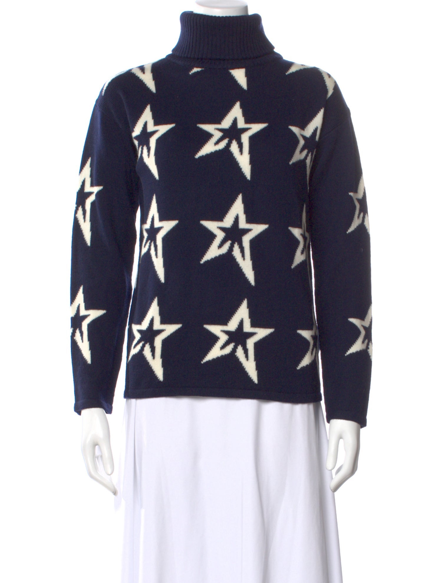 Perfect Moment Merino Wool Printed Sweater