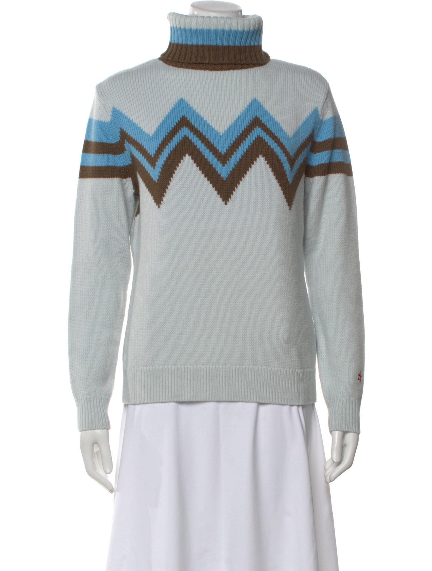 Perfect Moment Merino Wool Patterned Sweater