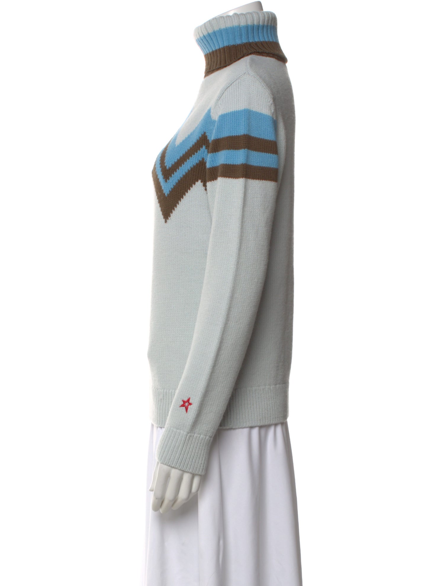 Perfect Moment Merino Wool Patterned Sweater