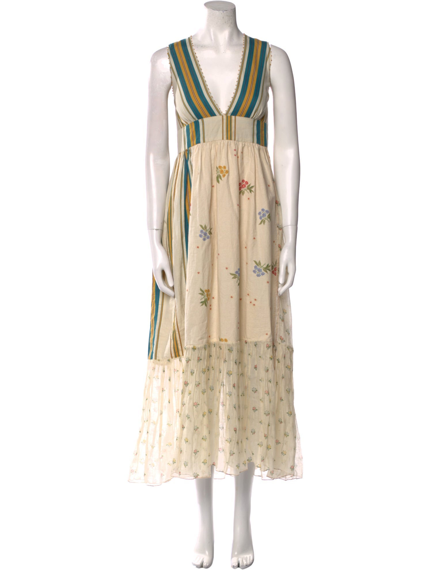 Péro Printed Long Dress