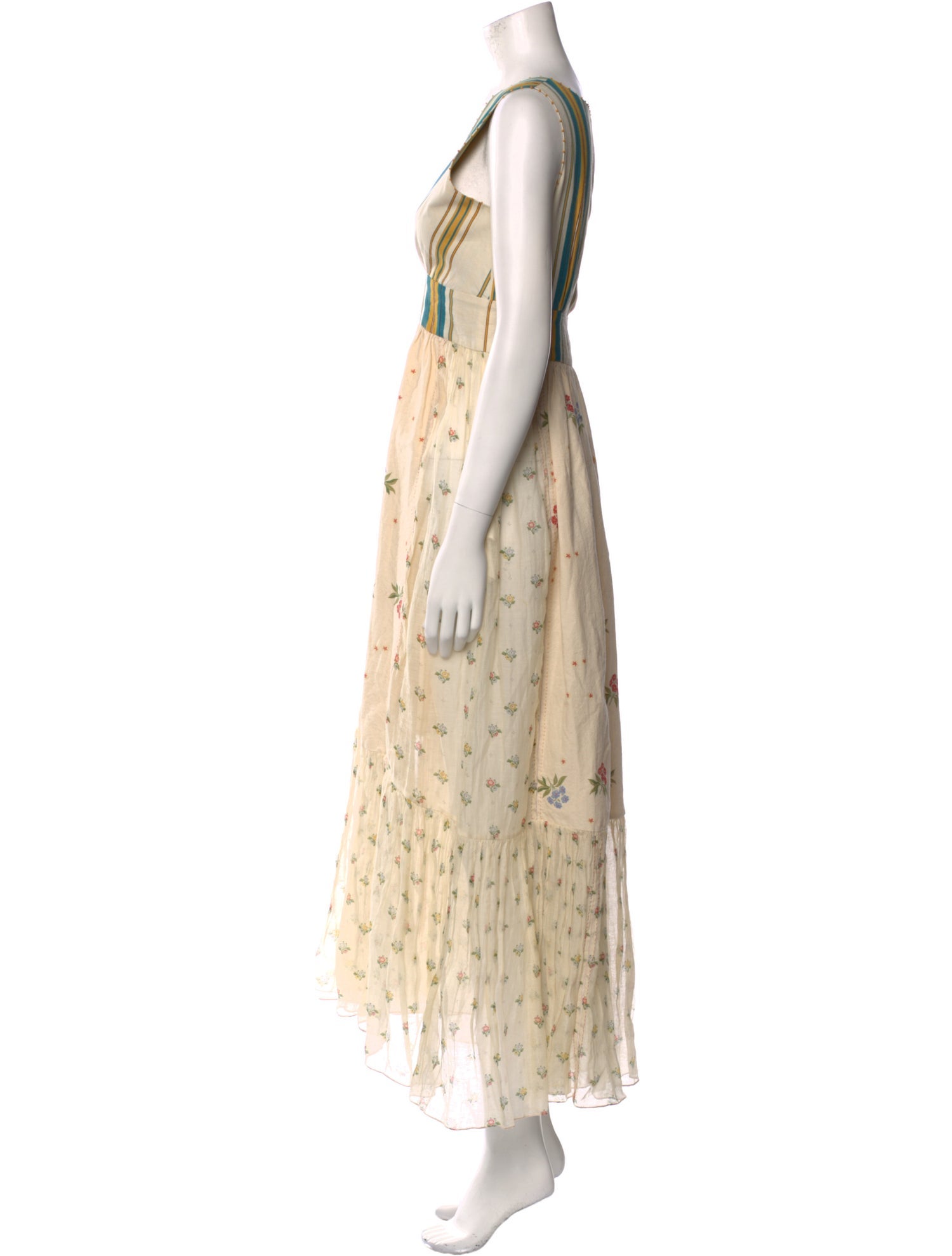 Péro Printed Long Dress