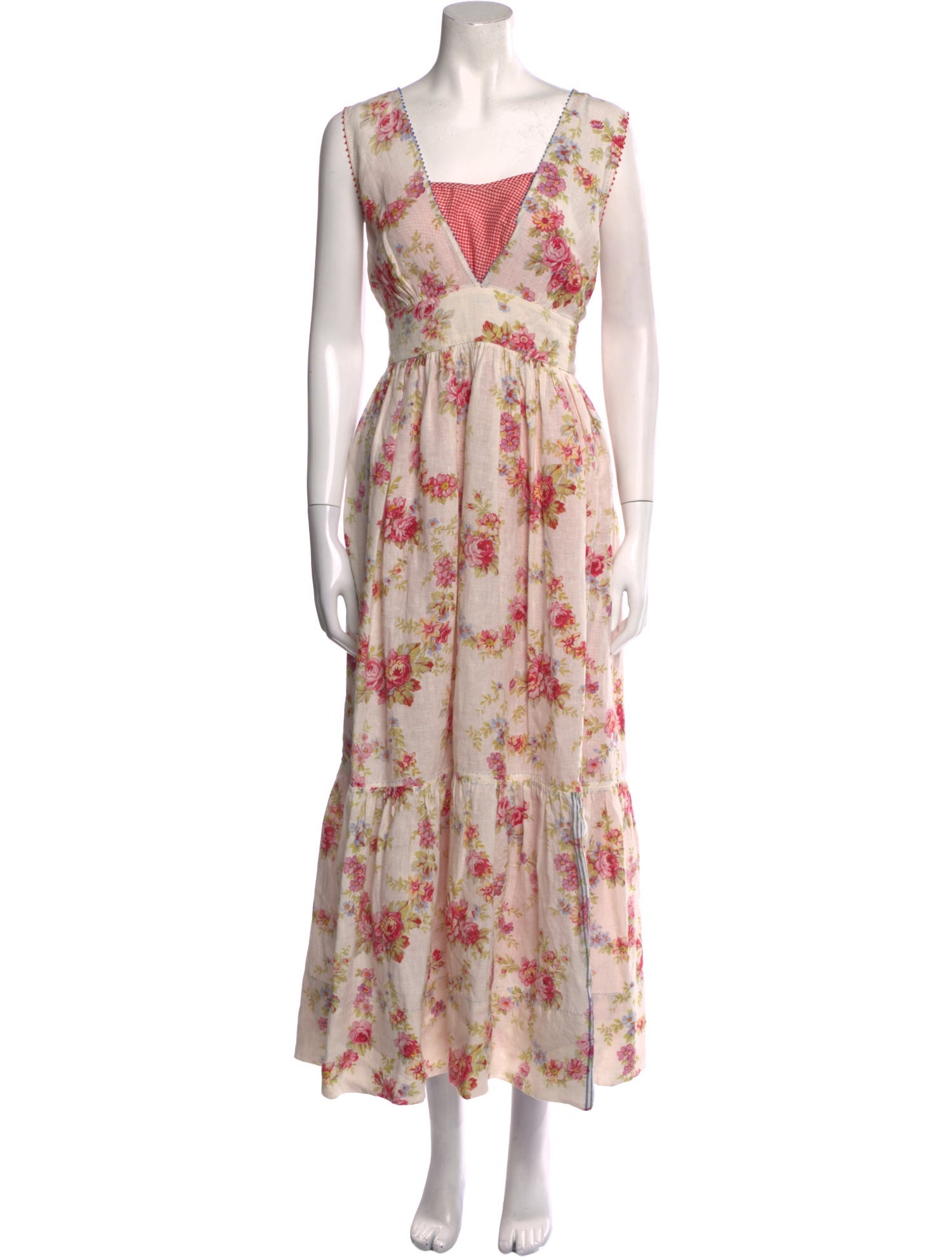 Péro Floral Print Long Dress w/ Tags