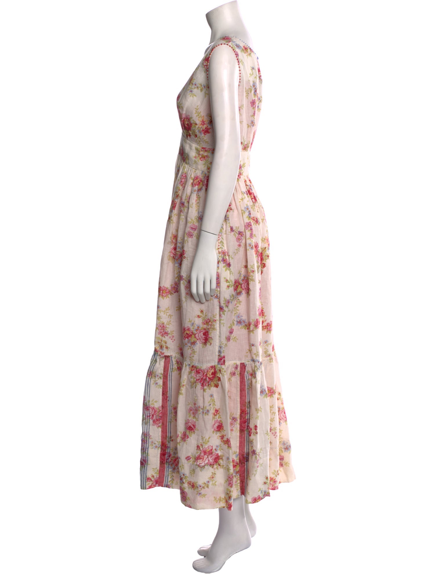 Péro Floral Print Long Dress w/ Tags