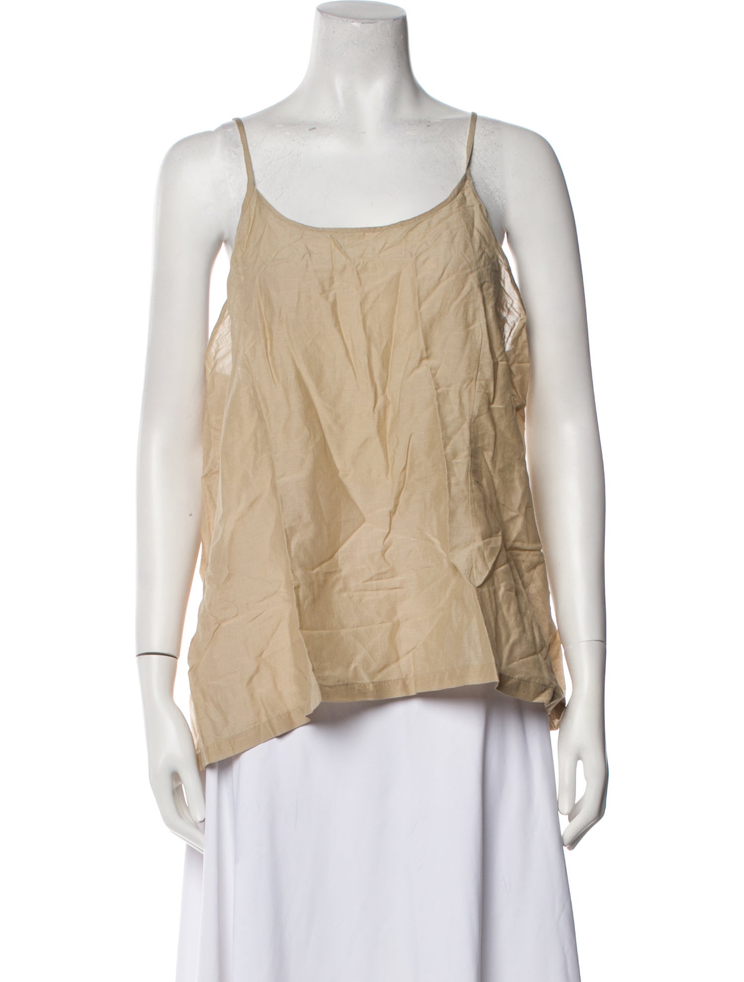 Péro Scoop Neck Sleeveless Blouse