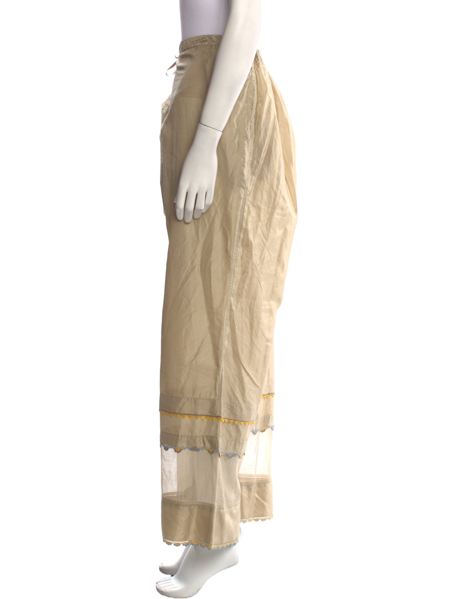 Péro Silk Wide Leg Pants