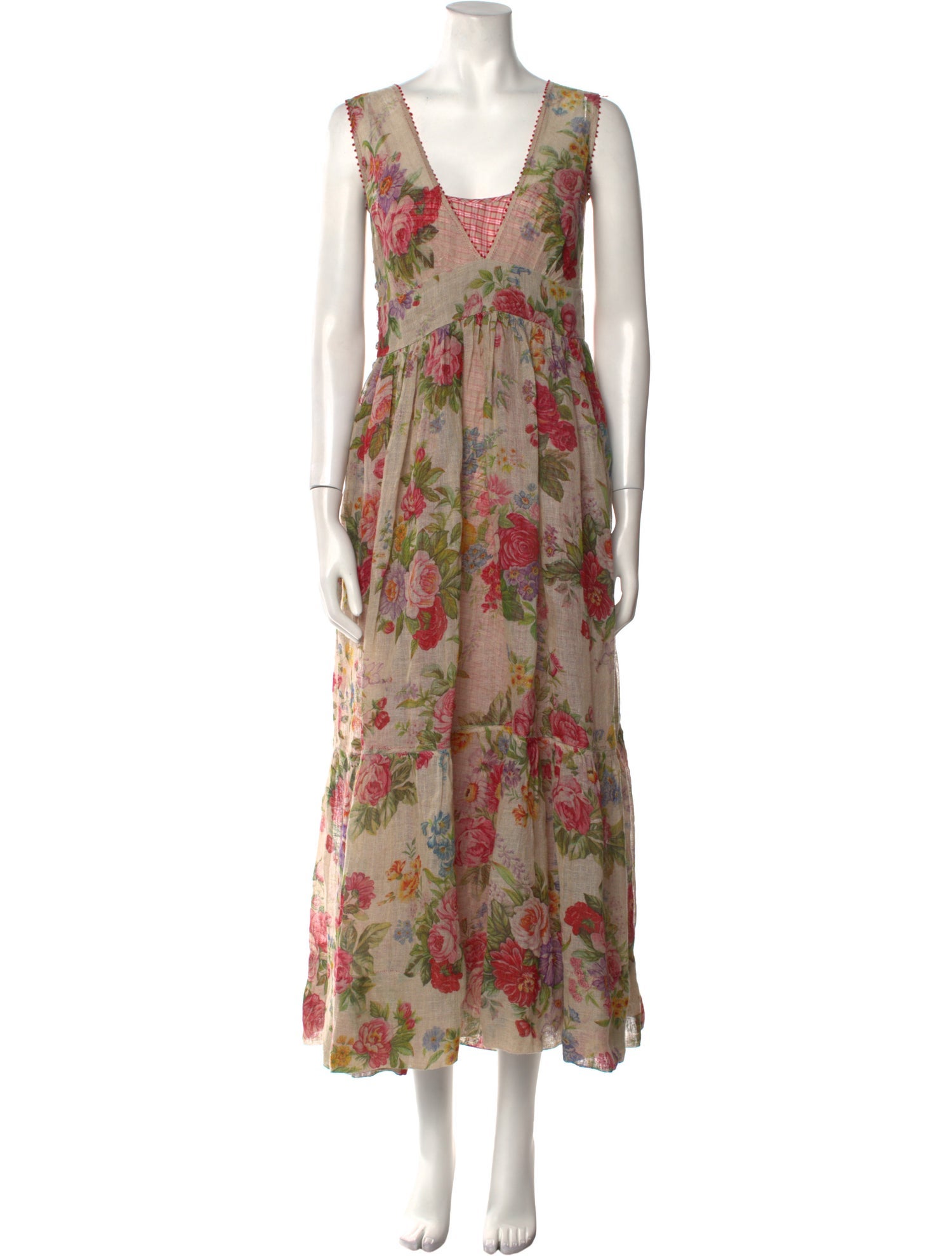 Péro Linen Long Dress