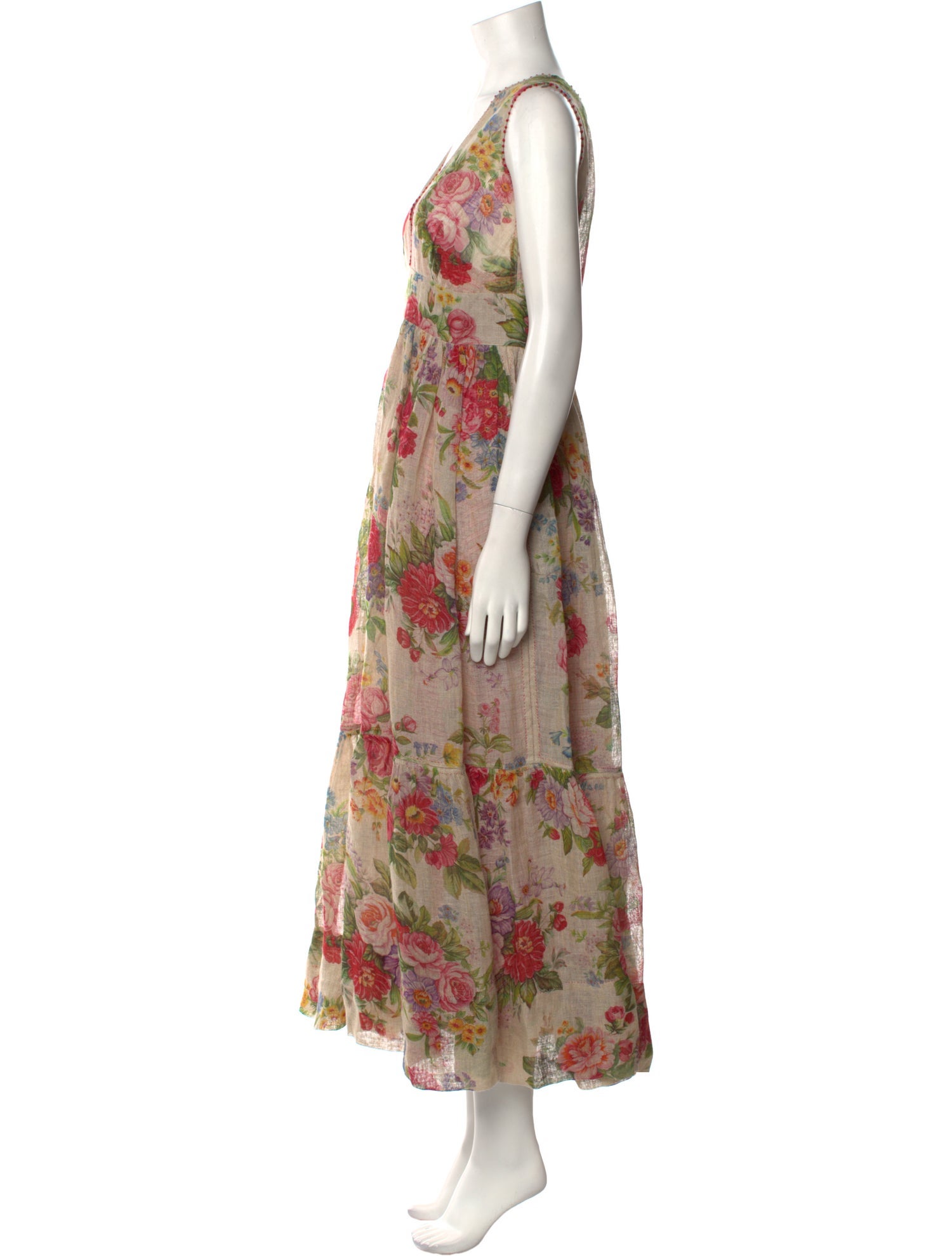 Péro Linen Long Dress