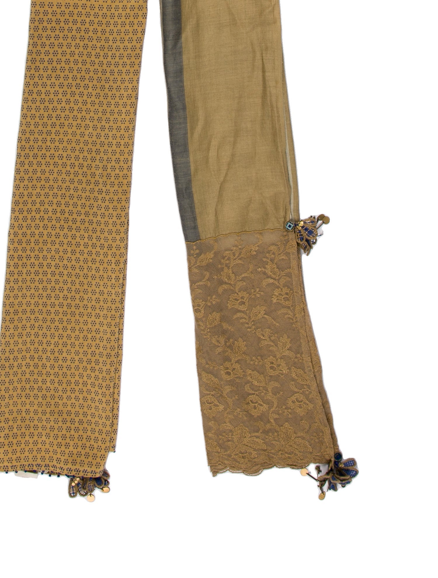 Péro Wool Striped Scarf