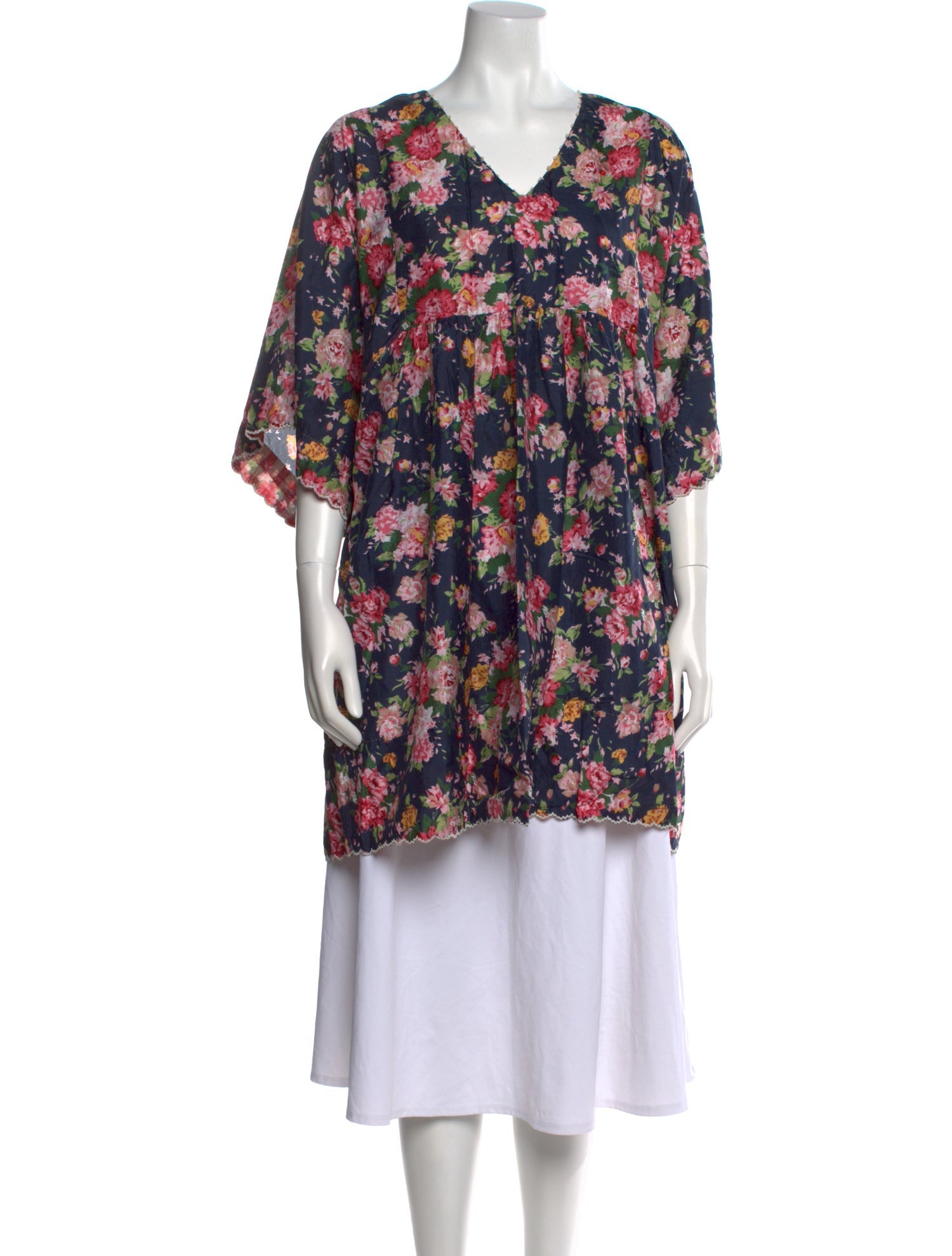 Péro Floral Print V-Neck Tunic