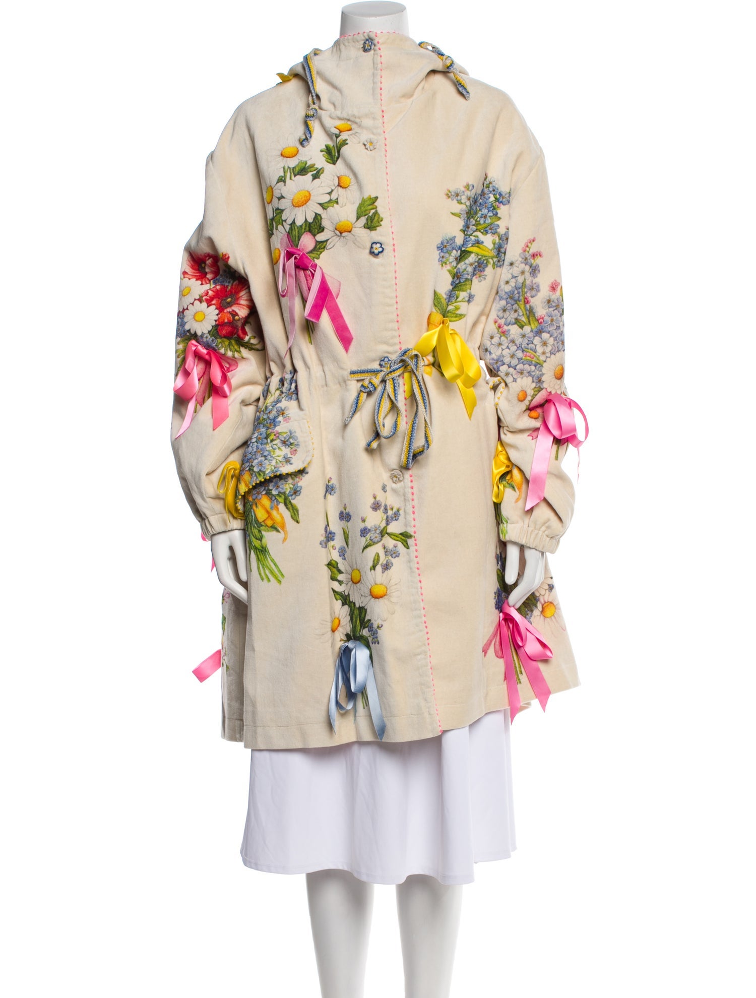 Péro Floral Print Coat