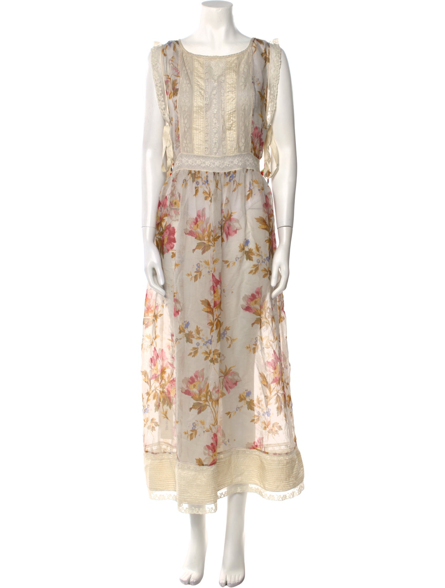 Péro Floral Print Long Dress