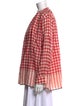 Péro Plaid Print Mock Neck Tunic