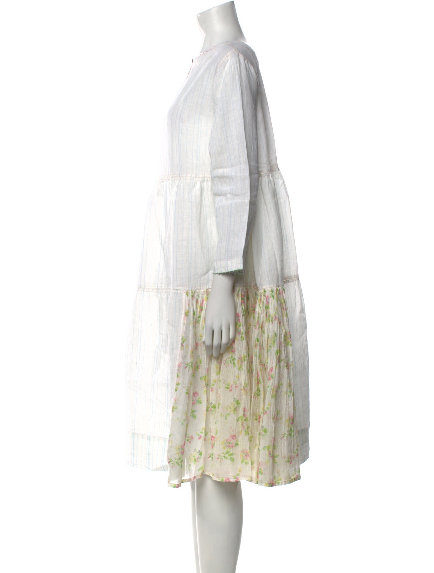 Péro Silk Midi Length Dress