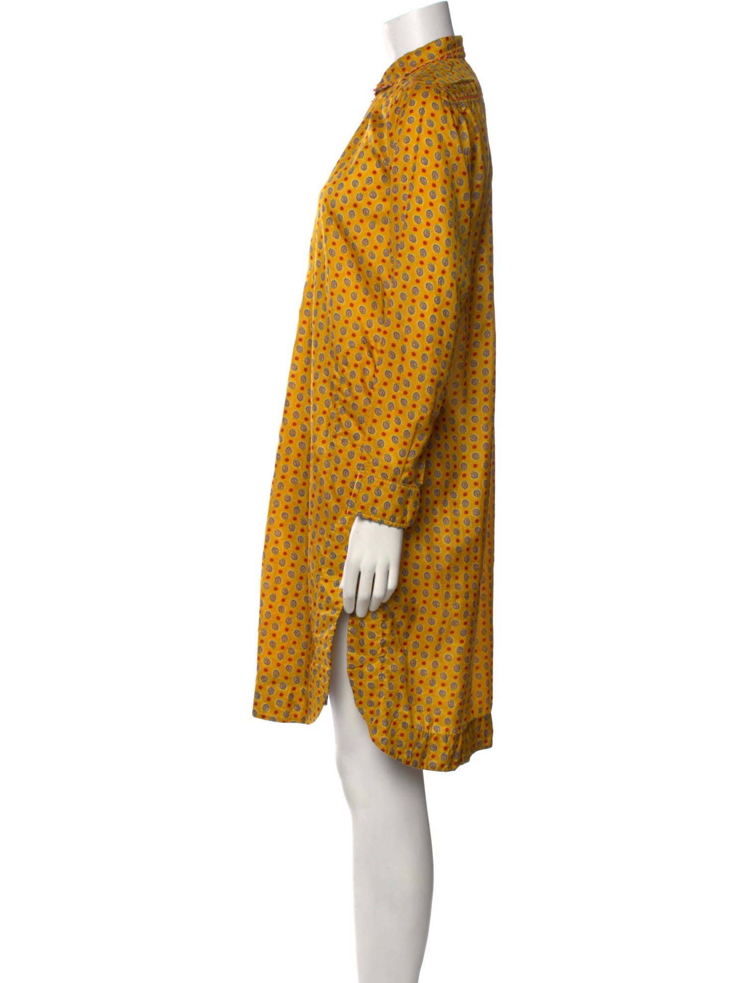 Péro Printed Knee-Length Dress