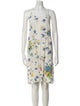 Péro Floral Print Knee-Length Dress