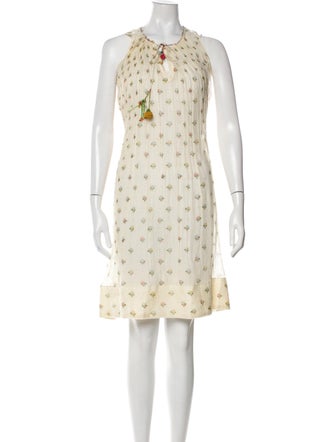 Péro Floral Print Knee-Length Dress