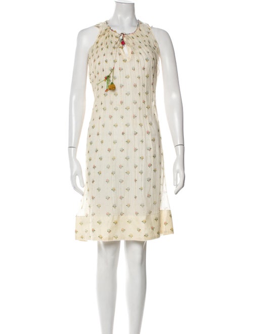Péro Floral Print Knee-Length Dress