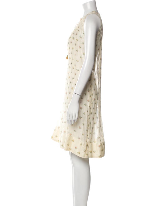 Péro Floral Print Knee-Length Dress