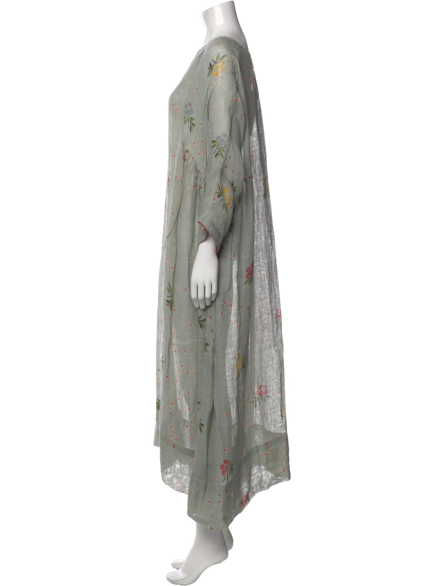 Péro Linen Long Dress