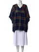 Péro Wool Plaid Print Tunic