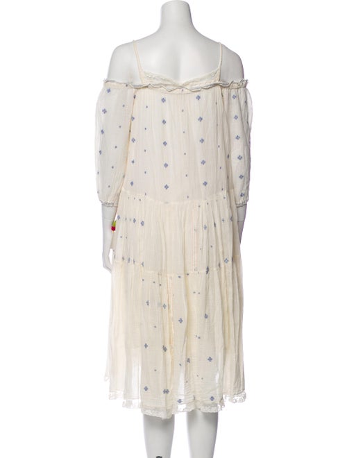 Péro Floral Print Knee-Length Dress