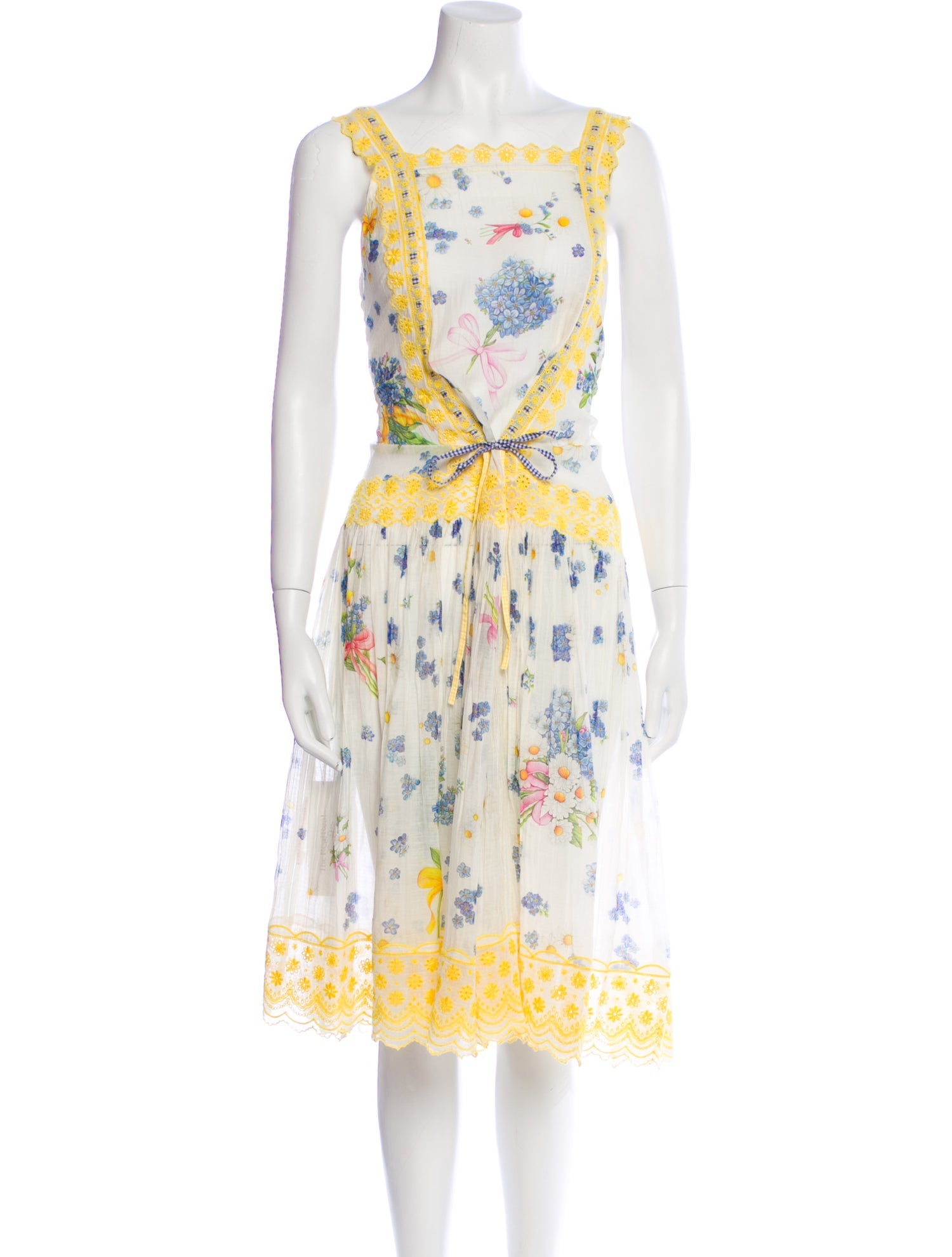 Péro Floral Print Midi Length Dress