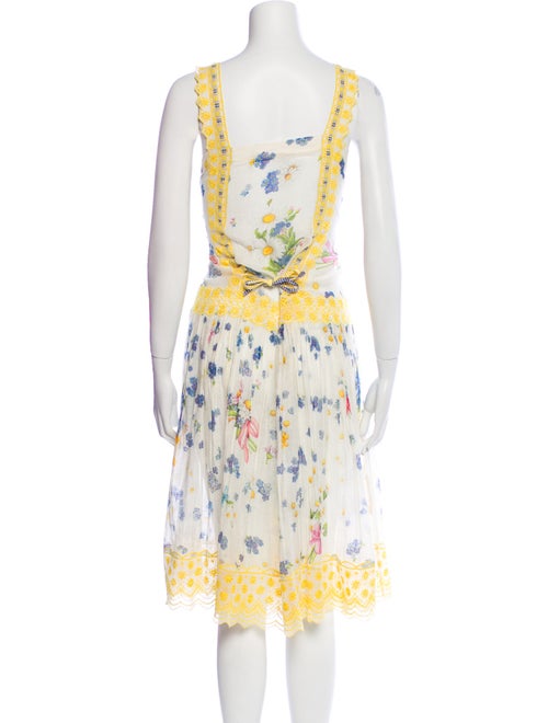 Péro Floral Print Midi Length Dress